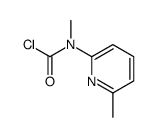 N-methyl-N-(6-methylpyridin-2-yl)carbamoyl chloride Structure