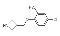 3-(4-Chloro-2-methyl-phenoxymethyl)-azetidine结构式