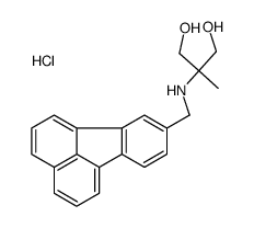 1,3-Propanediol, 2-((8-fluoranthenylmethyl)amino)-2-methyl-, hydrochlo ride结构式