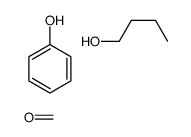 butan-1-ol,formaldehyde,phenol Structure