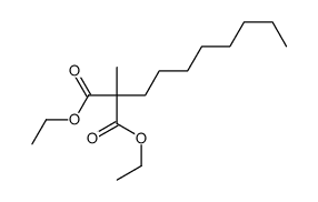 diethyl 2-methyl-2-octylpropanedioate结构式