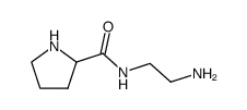 DL-prolin-(2-amino-ethylamide)结构式