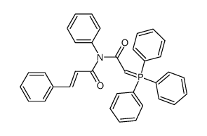 N-((E)-Cinnamoyl)-2-(triphenylphosphoranyliden)acetanilid结构式