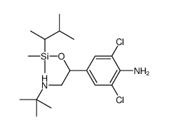 4-[2-(tert-butylamino)-1-[dimethyl(3-methylbutan-2-yl)silyl]oxyethyl]-2,6-dichloroaniline Structure