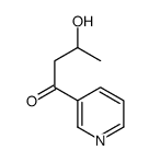 3-hydroxy-1-pyridin-3-ylbutan-1-one结构式