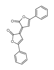 di-γ lactone of enolized diphenacylmaleic acid结构式