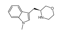 1-methyl-3-[(3S)-morpholin-3-ylmethyl]-1H-indole Structure