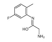 2-amino-N-(5-fluoro-2-methylphenyl)acetamide Structure
