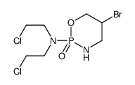5-bromo-N,N-bis(2-chloroethyl)-2-oxo-1,3,2λ5-oxazaphosphinan-2-amine结构式