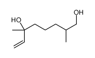 2,6-dimethyloct-7-ene-1,6-diol结构式