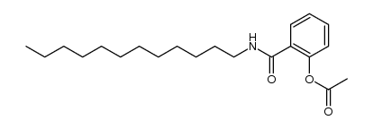 2-acetoxy-benzoic acid dodecylamide Structure