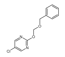 2-(benzyloxy)methoxy-5-chloropyrimidine结构式