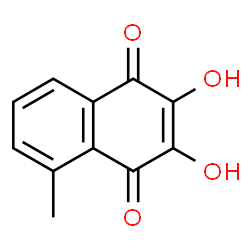 1,4-Naphthoquinone, 2,3-dihydroxy-5-methyl- (6CI) Structure
