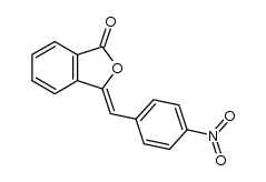 3-(p-nitrobenzylidene)phthalide结构式