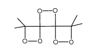 3,3,8,8-tetramethyl-1,2,6,7,9,10-hexaoxadispiro[3.0.35.24]decane结构式