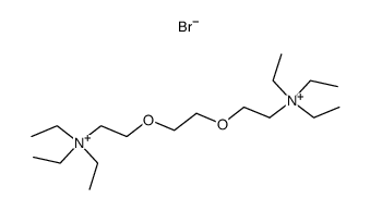 1,2-bis<2-(N,N,N-triethylammonio)ethoxy>ethane dibromide Structure