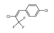 1-chloro-4-[(1E)-2-chloro-3,3,3-trifluoro-1-propenyl]benzene结构式