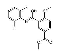 Methyl 3-(2,6-difluorophenylcarbamoyl)-4-Methoxybenzoate Structure