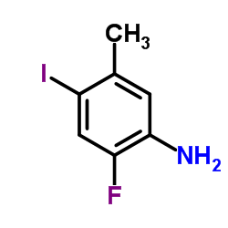 2-Fluoro-4-iodo-5-methylaniline Structure