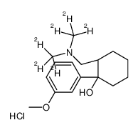(1S,2S)-2-({Bis[(2H3)methyl]amino}methyl)-1-(3-methoxyphenyl)cyclohexanol hydrochloride (1:1) Structure