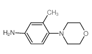 3-Methyl-4-(4-morpholinyl)aniline Structure