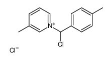 1-[chloro-(4-methylphenyl)methyl]-3-methylpyridin-1-ium,chloride Structure