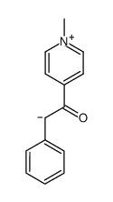 2-(1-methylpyridin-1-ium-4-yl)-2-oxo-1-phenylethan-1-ide Structure