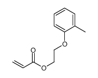 2-(2-methylphenoxy)ethyl prop-2-enoate Structure