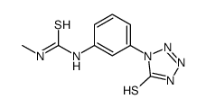 1-methyl-3-[3-(5-sulfanylidene-2H-tetrazol-1-yl)phenyl]thiourea Structure