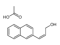 acetic acid,3-naphthalen-2-ylprop-2-en-1-ol结构式