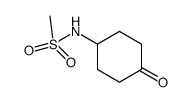 N-(4-oxocyclohexyl) methane sulfonamide Structure