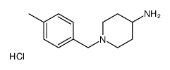 1-(4-Methyl-benzyl)-piperidin-4-ylamine hydrochloride结构式