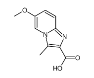 6-methoxy-3-methylimidazo[1,2-a]pyridine-2-carboxylic acid Structure