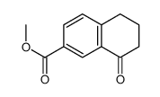 8-氧代-5,6,7,8-四氢萘-2-羧酸甲酯结构式