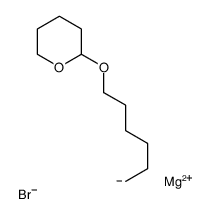 6-(2-甲氢吡喃氧基)已基溴化镁结构式