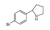 (2R)-2-(4-Bromophenyl)pyrrolidine Structure