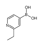 2-乙基-吡啶-4-硼酸结构式