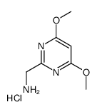 (4,6-dimethoxypyrimidin-2-yl)methanamine,hydrochloride Structure