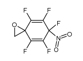 4,5,6,7,8-pentafluoro-6-nitro-1-oxaspiro[2.5]octa-4,7-diene结构式