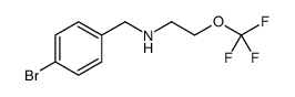 N-(4-Bromobenzyl)-2-(trifluoromethoxy)ethanamine Structure