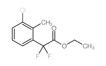 Ethyl 2-(3-chloro-2-methylphenyl)-2,2-difluoroacetate picture