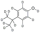 4-ISO-PROPYLPHENOL-D12结构式