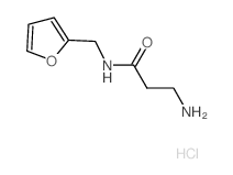 3-Amino-N-(2-furylmethyl)propanamide hydrochloride Structure