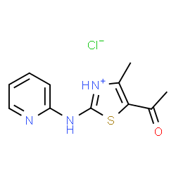 1-(5-METHYL-3-(2-PYRIDYLAMINO)-2,4-THIAZOLYL)ETHAN-1-ONE, HYDROCHLORIDE picture