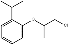 1-[(1-chloropropan-2-yl)oxy]-2-(propan-2-yl)benzene(wxc07880) Structure