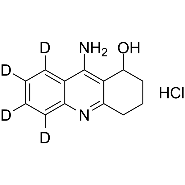 Velnacrine-d4 hydrochloride结构式