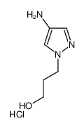 3-(4-aminopyrazol-1-yl)propan-1-ol,hydrochloride结构式