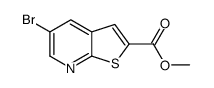METHYL5-BROMOTHIENO[2,3-B]PYRIDINE-2-CARBOXYLATE结构式