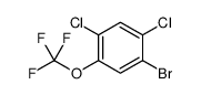 1-溴-2,4-二氯-5-(三氟甲氧基)苯结构式