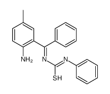 (Z)-((2-Amino-5-methylphenyl)phenylmethylene)phenylthiourea结构式